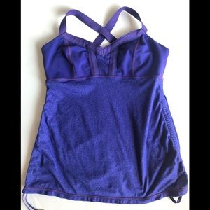 Lululemon tank top criss cross straps